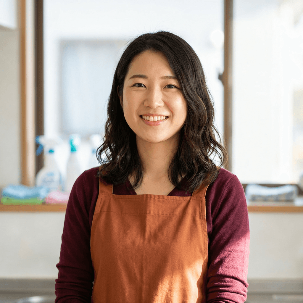 Margaret Chen in a sunlit living room