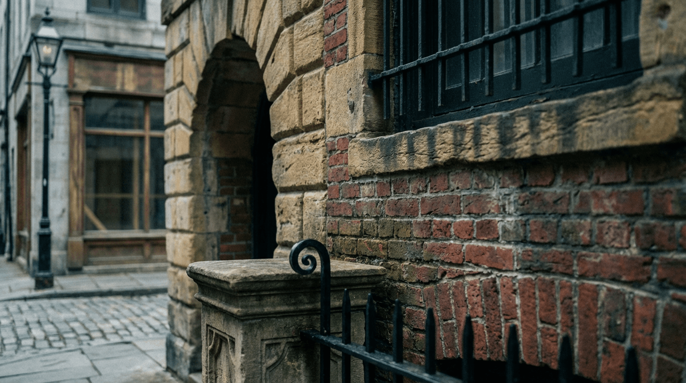 Well-kept brick townhouse