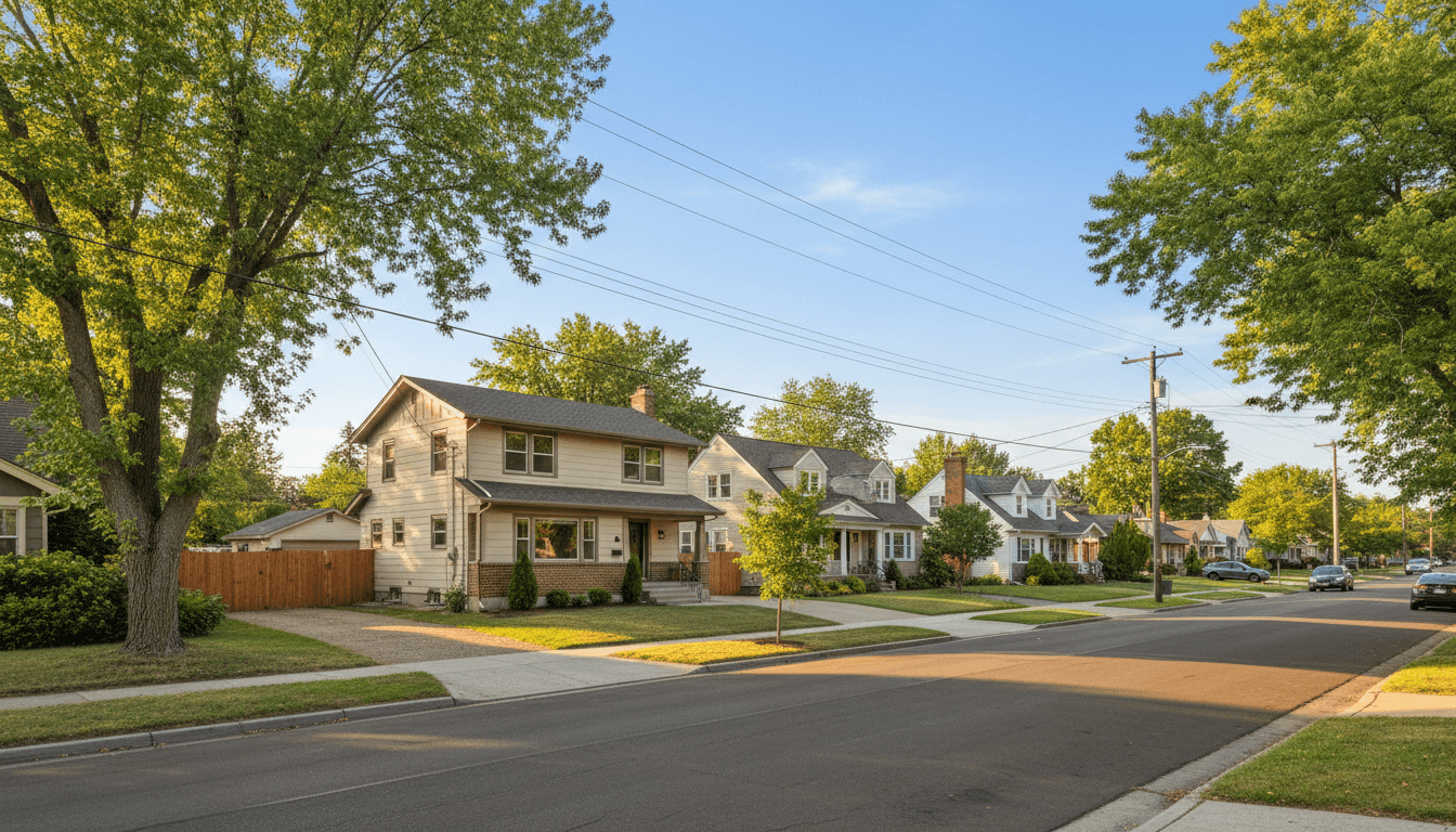 Toronto street with managed homes